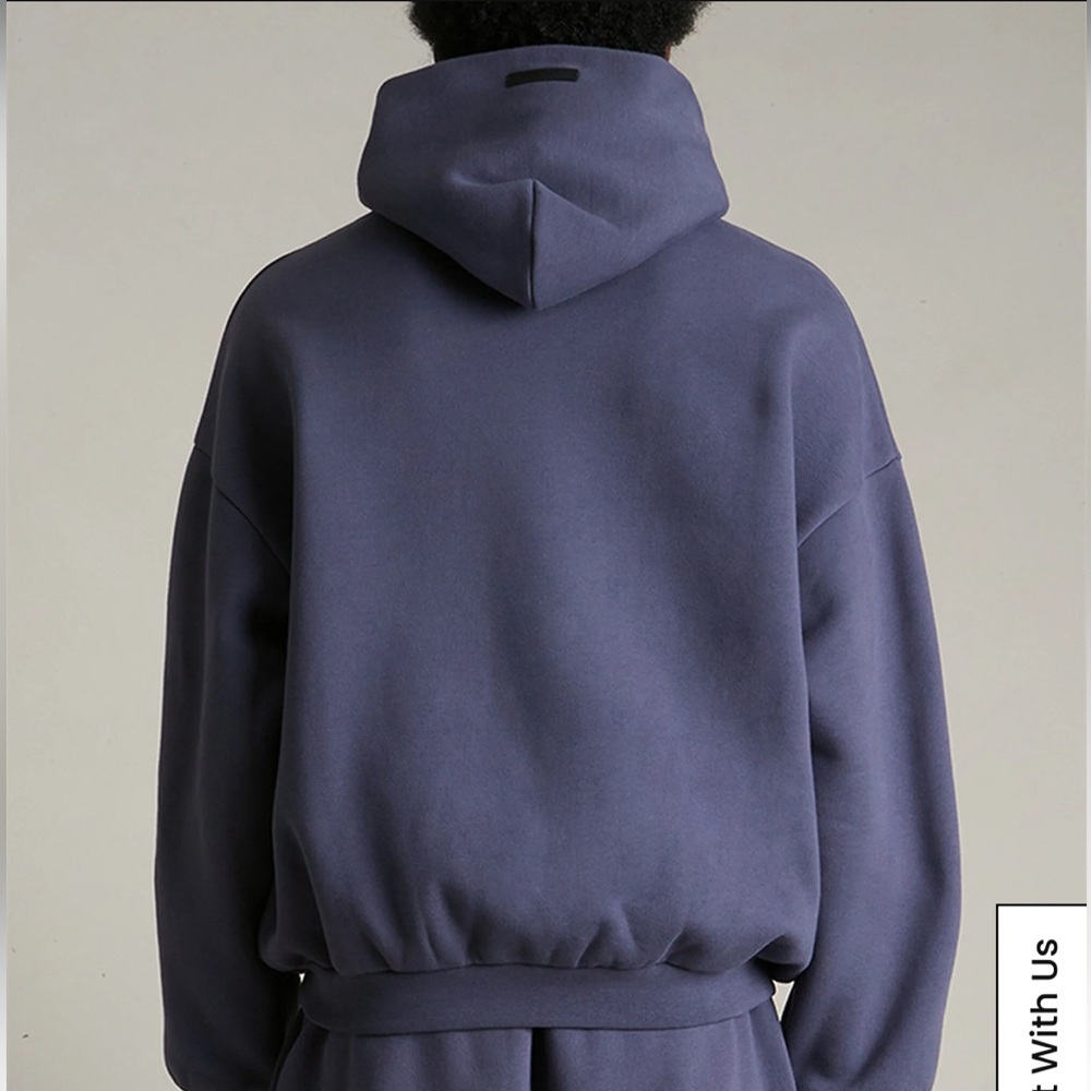 ESSENTIALS Fear of God Essentials Navy Hoodie ✨Authentic✨ - Picture 4 of 6